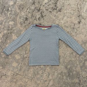 Mini Boden girls super soft pointelle shirt